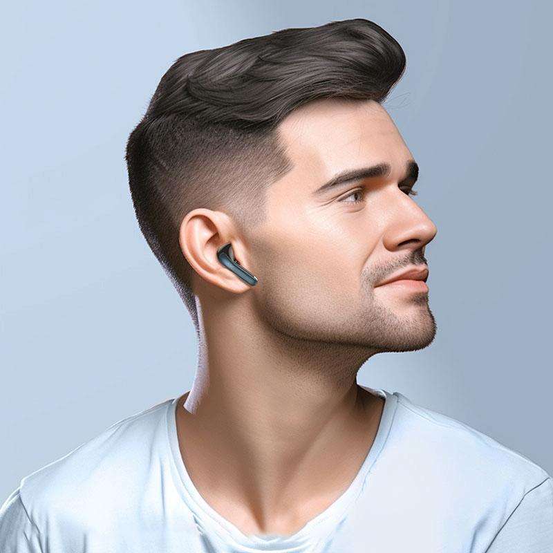 hoco EQ5 True Wireless ANC+ENC Dual Noise Reduction Bluetooth Earphone(Black)