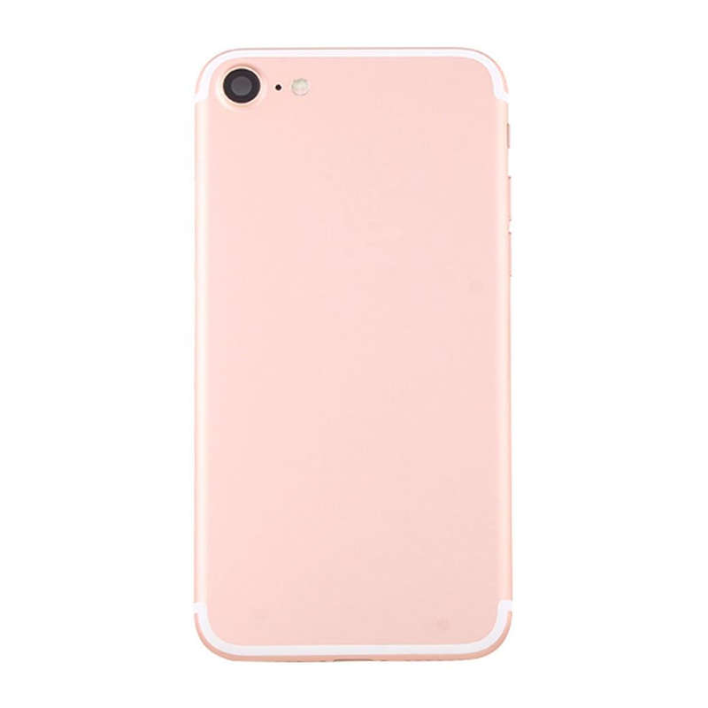 Battery Back Cover Assembly with Card Tray for iPhone 7(Rose Gold)