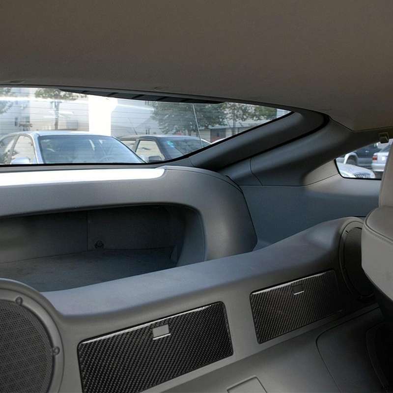 Car Carbon Fiber Rear Storage Box Decorative Sticker for Nissan 350z 2006-2009