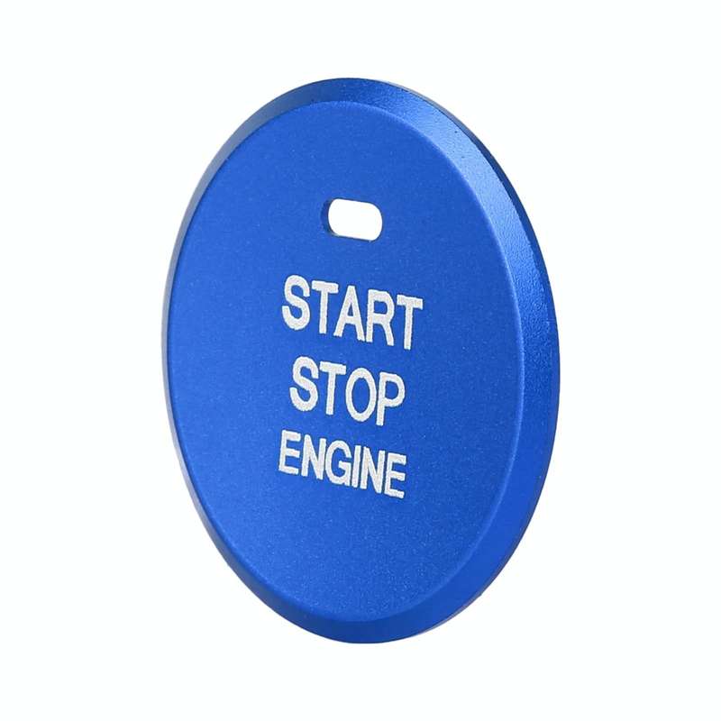 Car Engine Start Key Push Button Inner Ring Trim Sticker Decoration for Mazda Axela CX-30 2020 (B...