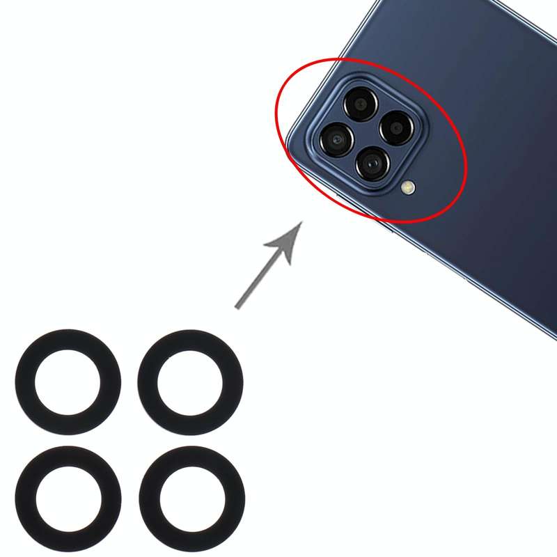 For Samsung Galaxy M53 SM-M536B 10set Back Camera Lens