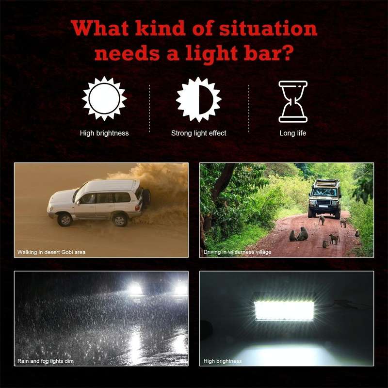 D0039 28W 10-30V DC 6000K 7 inch 40 LEDs Offroad Truck Car Driving Light Work Light Spotlight Fog...