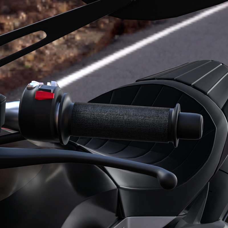 CS-974A1 Motorcycle Scooter Smart Three Gear Temperature Control Electric Hand Grip Cover Heated ...