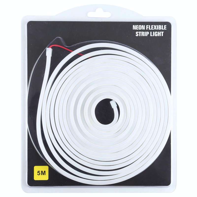 CJ-1206 12V 6A 5m IP65 Waterproof Silicone Neon LED Strip Light(White)