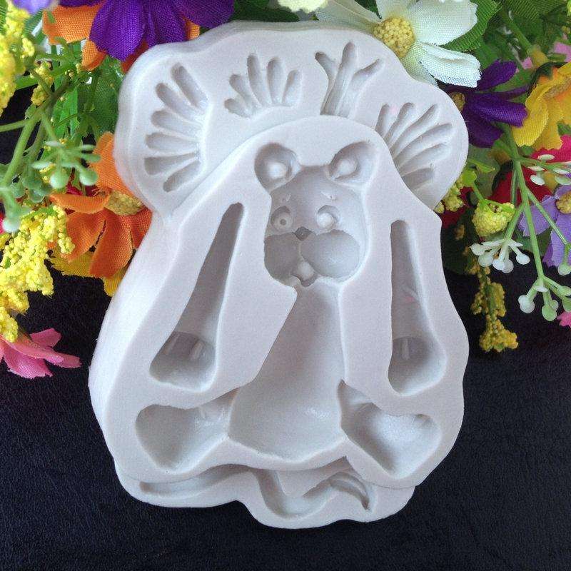 2 PCS 3D Animal Shape Silicone Form Fondant Cake Biscuit Molds(Lion)