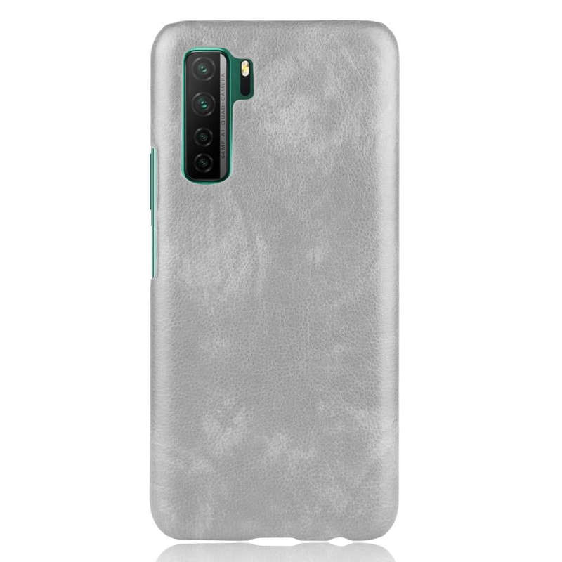For Huawei P40 LITE 5G/Nova 7 SE Shockproof Litchi Texture PC + PU Case(Gray)