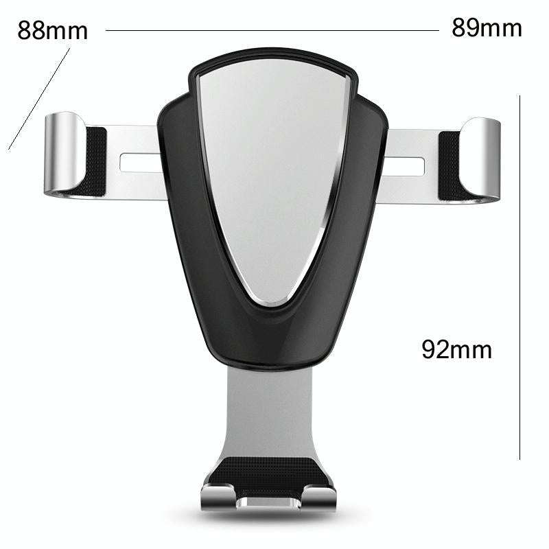 Multifunctional Mobile Phone Holder With Car Air Outlet Car Navigation Support Frame(Dark Gray)