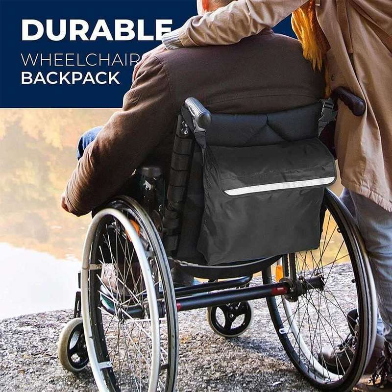LYHSND-1 Outdoor Portable Wheelchair Hanging Storage Bags(Black)