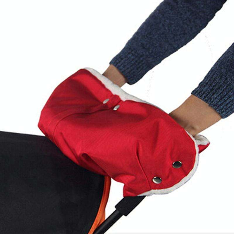 2 Pairs Baby Stroller Warm Gloves Modified Version of the Cart Out of the Wind And Antifreeze Glo...