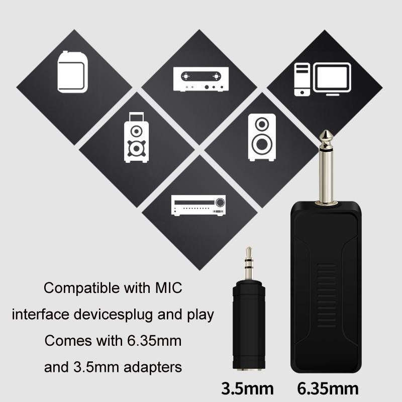One For Two Outdoor Wireless Microphone Audio Headset Amplifier Loudspeaker(Black)