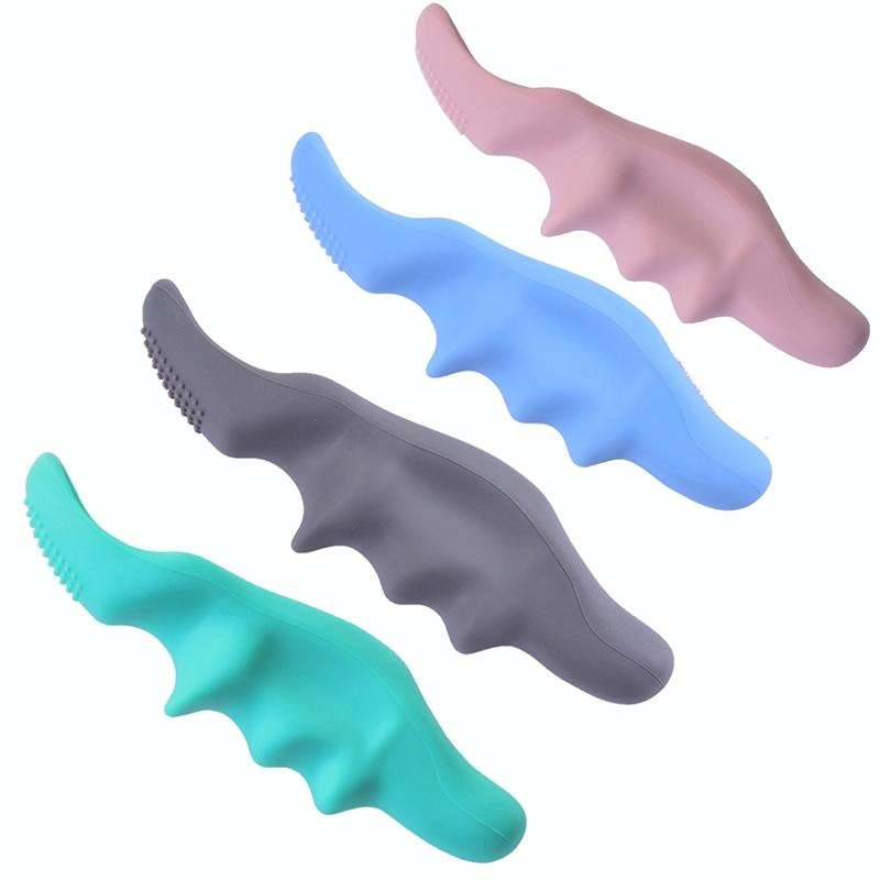 Silicone Thumb Bump Massager Muscle Relaxation Massage Fascia Device, Specification: Thumb Green