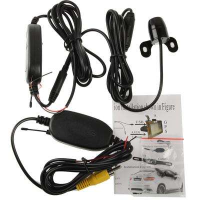 2.4G Wireless DVD Car Rear View Reversing Backup Camera , Wide viewing angle: 120 Degrees (WX306B...