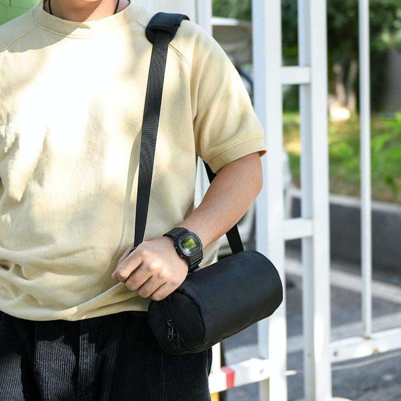 For JBL Charge 4/5/6 Portable Shoulder Bag Speaker Protective Case(Black)