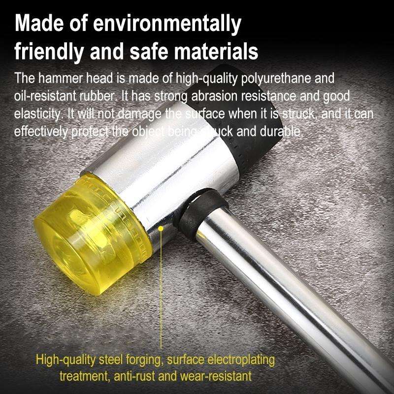35mm Mini Steel Handle Round Head Hammer