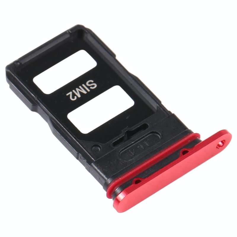 SIM Card Tray + SIM Card Tray for Xiaomi Mi 11 Pro (Red)