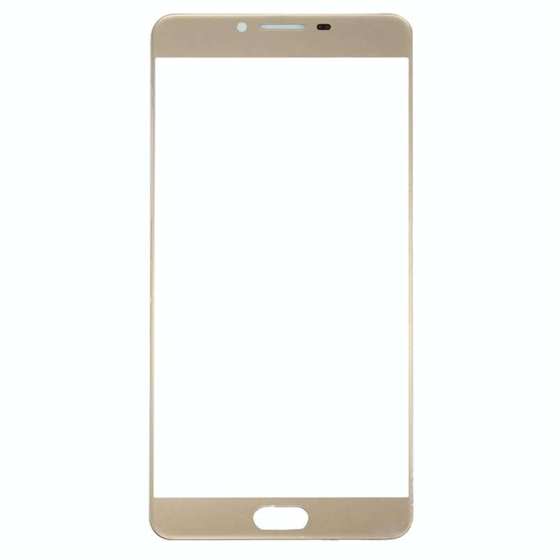 For Samsung Galaxy C9 Pro / C900 10pcs Front Screen Outer Glass Lens (Gold)