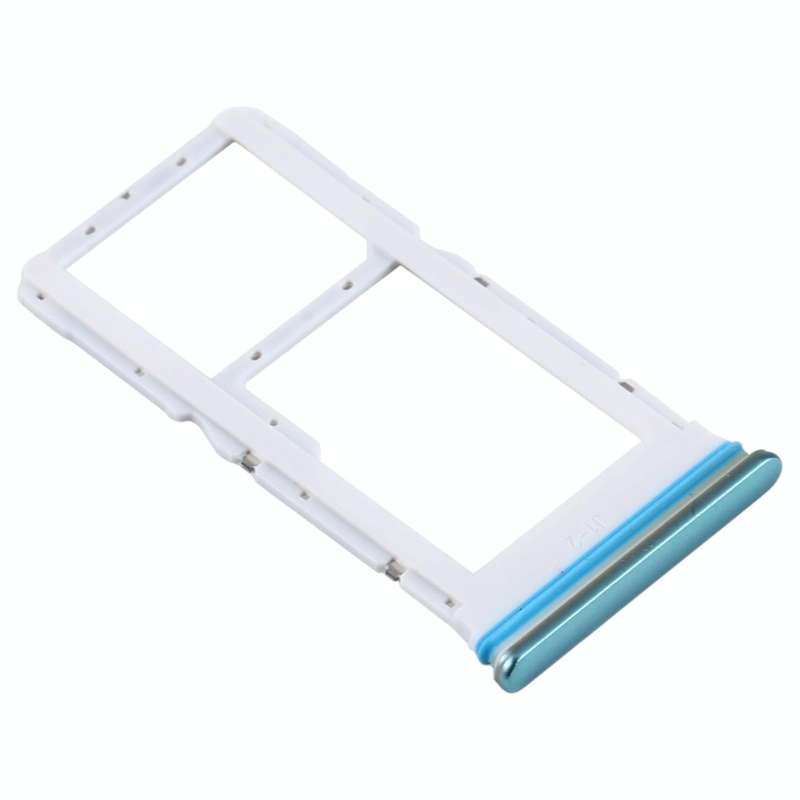 SIM Card Tray + SIM Card Tray / Micro SD Card Tray for Xiaomi Redmi Note 9 Pro 5G M2007J17C (Green)