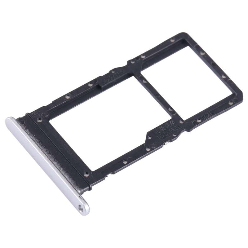 For Huawei Enjoy 30 Plus SIM + SIM / Micro SD Card Tray (Silver)