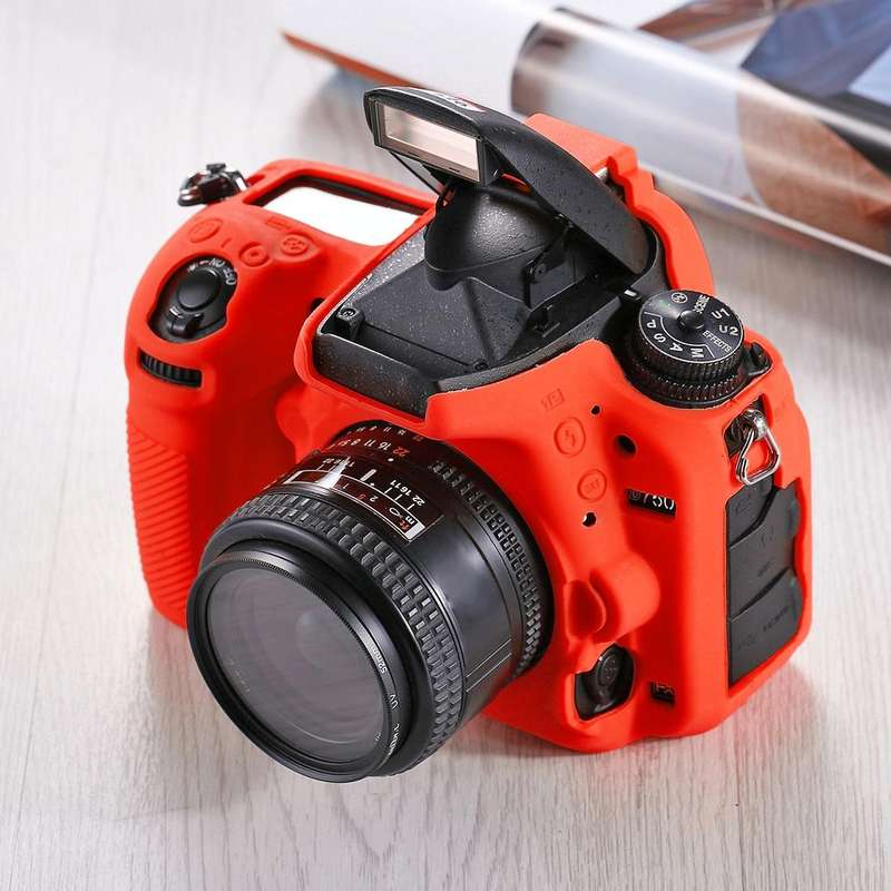 PULUZ Soft Silicone Protective Case for Nikon D750(Red)