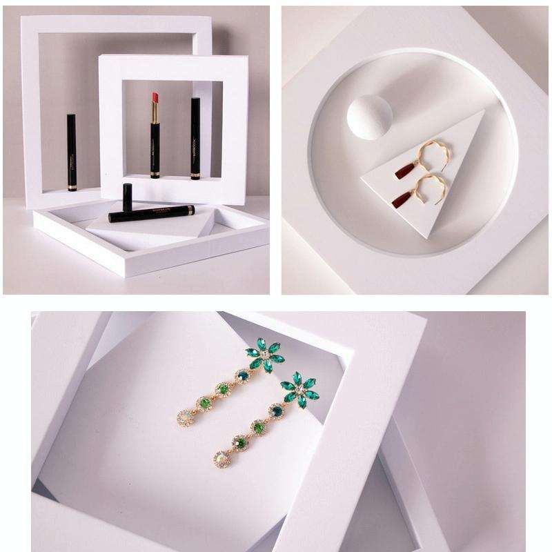 Ladder Combo Kits Geometric Cube Solid Color Photography Photo Background Table Shooting Foam Pro...