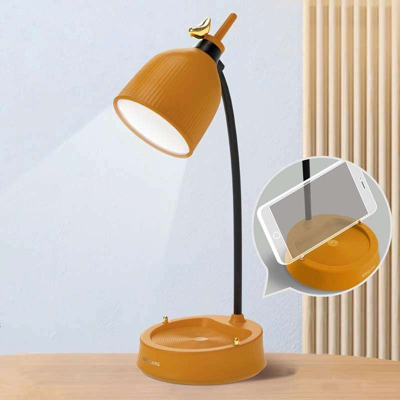 GIVELONG Forest Bird LED Touch Usb Table Lamp With Mobile Phone Holder Bedroom Bedside Night Ligh...