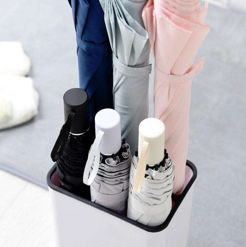 Umbrella Storage Rack Plastic Detachable Anti-leakage Anti-dumping Six-hole Long And Short Handle...