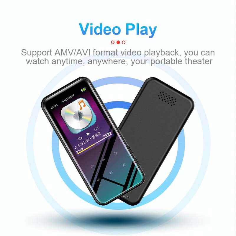 8GB M15 Multi-function Smart Voice Recorder MP3 Hifi Sound Music Player Walkman, Bluetooth Version