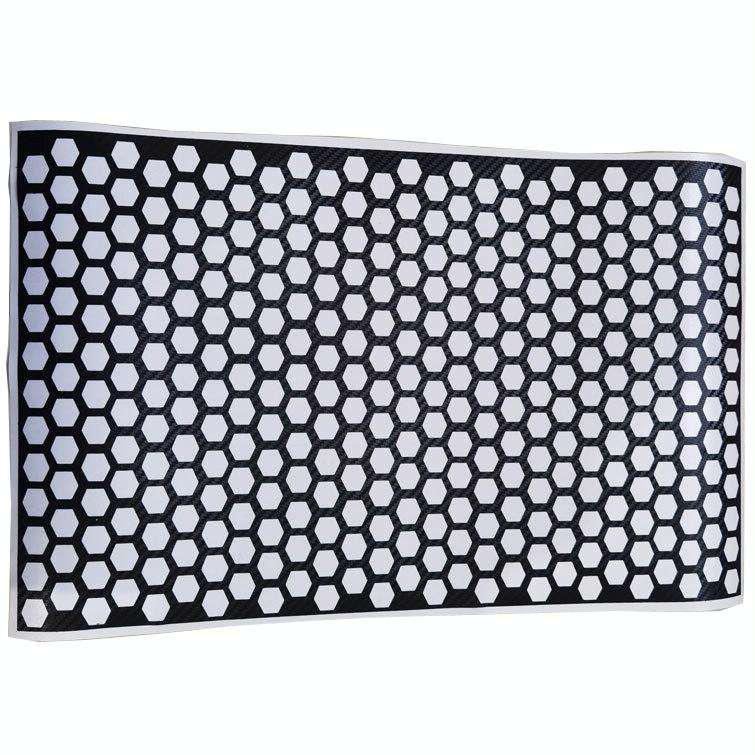 5 PCS Car Honeycomb Tail Lamp Film Universal Personality Modified Light Film Sticker(Carbon Fiber...