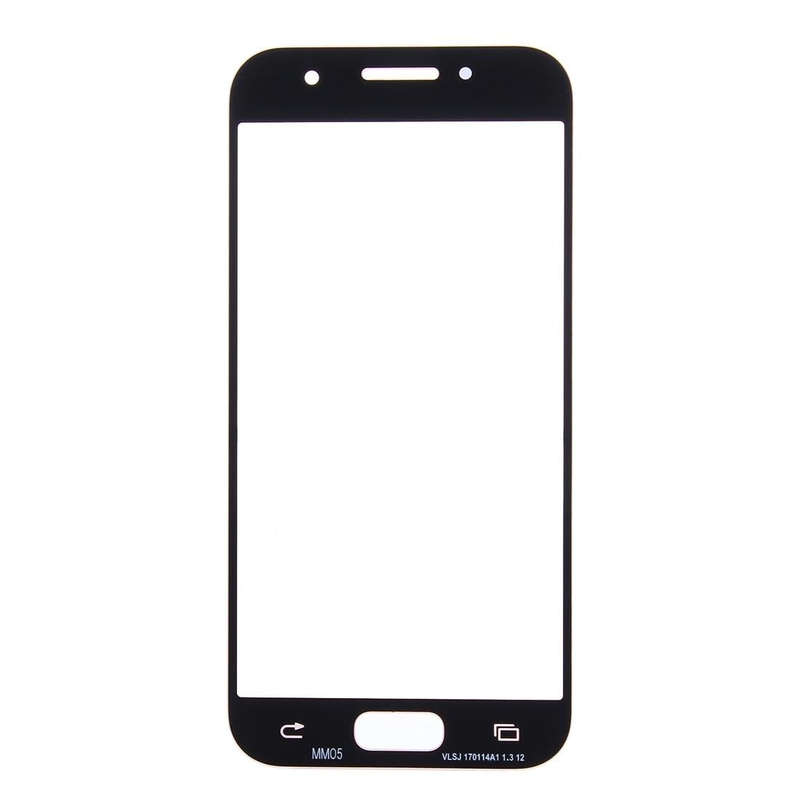 For Samsung Galaxy A7 (2017) / A720 10pcs Front Screen Outer Glass Lens (Pink)