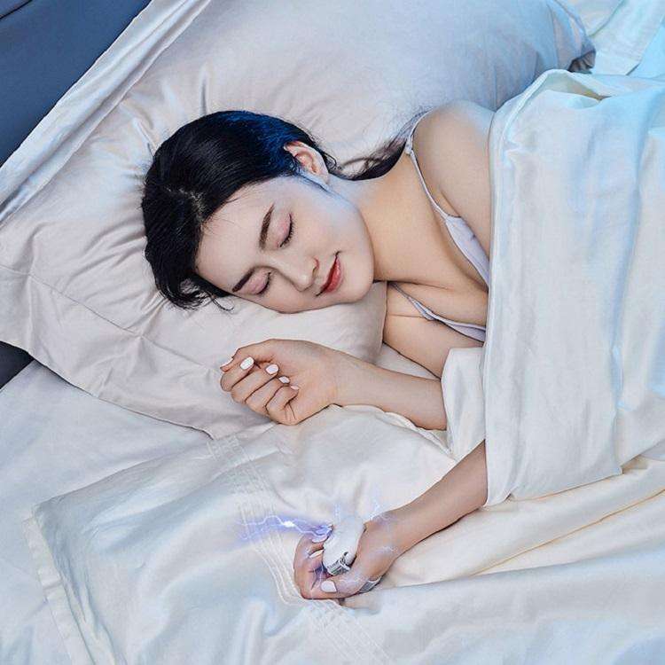 Rechargeable Hand-held Micro-current Pulse Sleep Aid(White)
