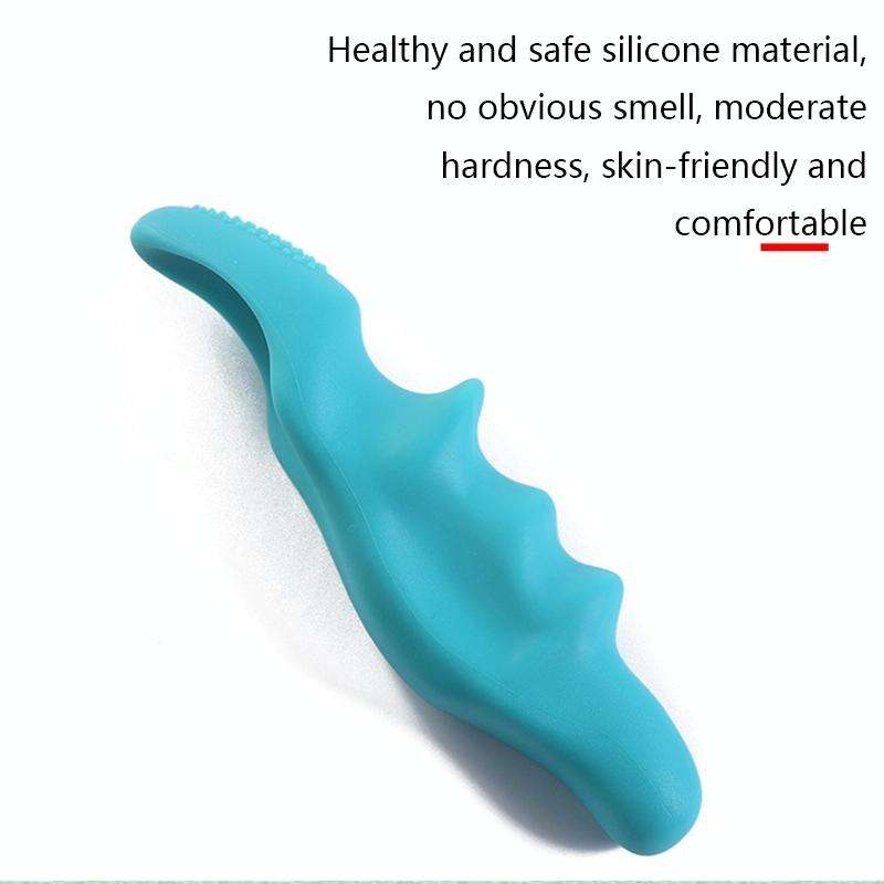 Silicone Thumb Bump Massager Muscle Relaxation Massage Fascia Device, Specification: Thumb Green