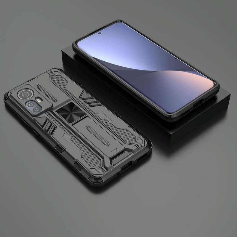 For Xiaomi 12S/12/12X Supersonic PC + TPU Shock-proof Phone Case(Black)