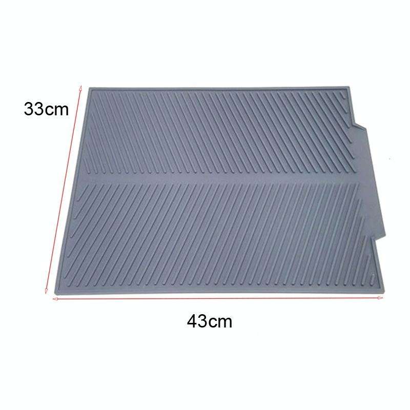 Silicone Drain Pad Kitchen Multifunctional Thermal Insulation Drying Pad(Green)