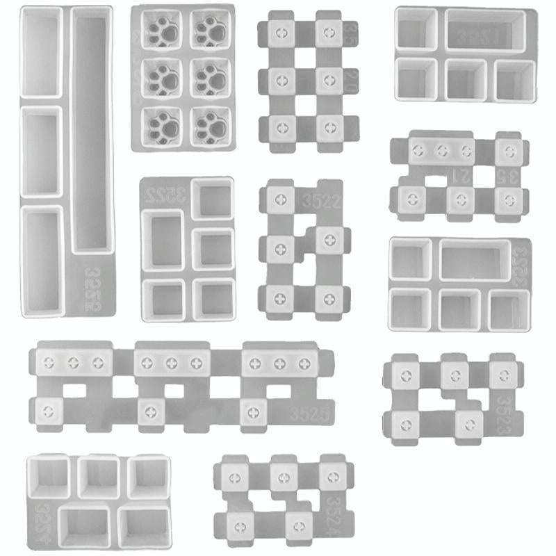 2 PCS DIY Keycap Silicone Mold OEM Mechanical Keyboard Silicone Mold, Style: MD3525