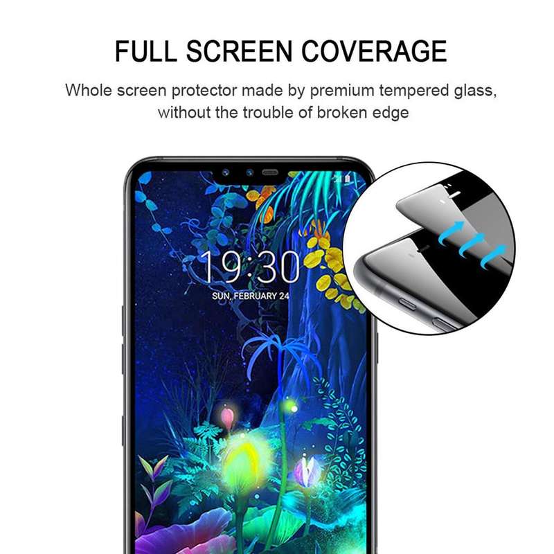 For LG V50 ThinQ 5G Full Glue Full Screen Tempered Glass Film