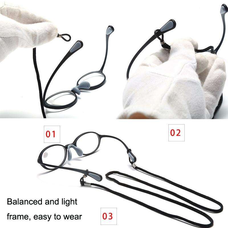 Portable Magnifying Glass Presbyopic Glasses Silicone Anti-Blue Light Reading Glasses, Degree: +1...