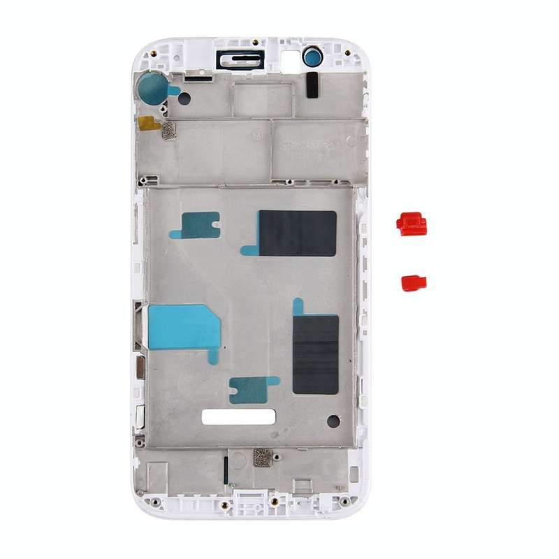 For Huawei G8 Front Housing LCD Frame Bezel Plate(White)