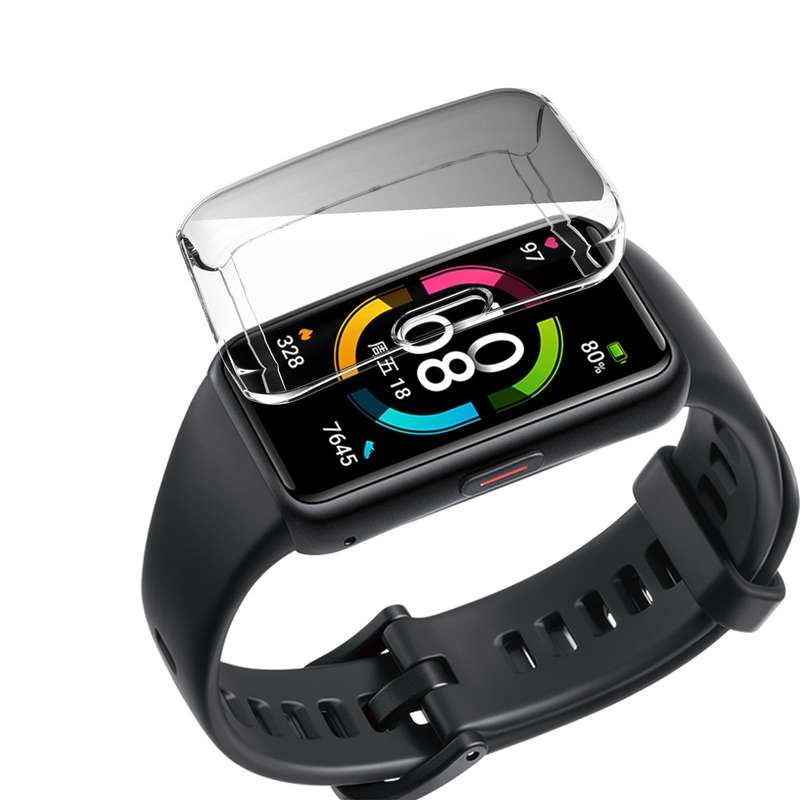 For Huawei Band 6 / 6 Pro / Honor Band 6 Full Coverage TPU Electroplating Protective Case Cover(T...