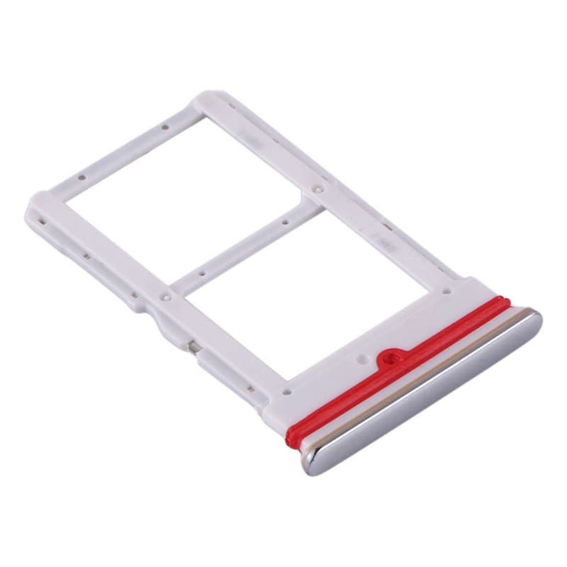SIM Card Tray + SIM Card Tray for Xiaomi Mi 10 Lite 5G (Silver)