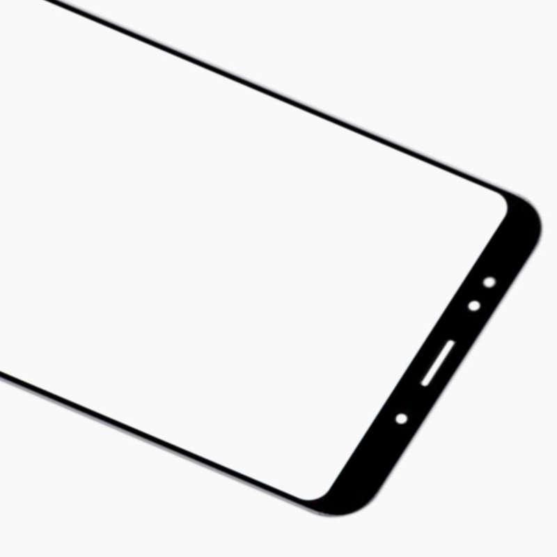 Front Screen Outer Glass Lens with OCA Optically Clear Adhesive for Xiaomi Redmi Note 5(Black)