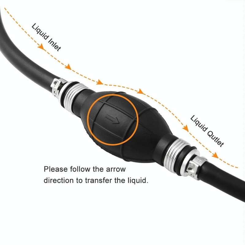 Universal Fuel Line Assembly Outboard Primer Bulb Pump for Marine Boat RV