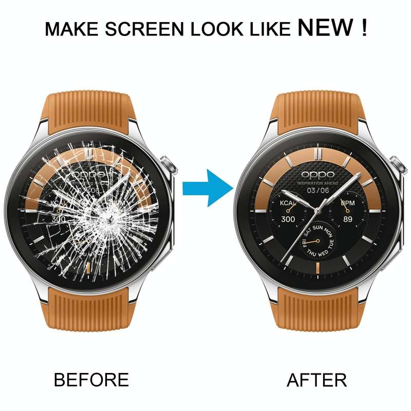 For OPPO Watch X Original LCD Screen and Digitizer Full Assembly With Frame (Black)