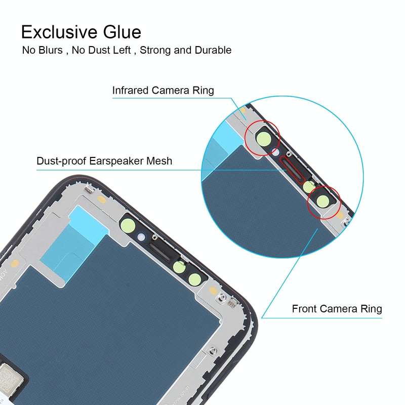 Soft OLED LCD Screen For iPhone XS Max with Digitizer Full Assembly