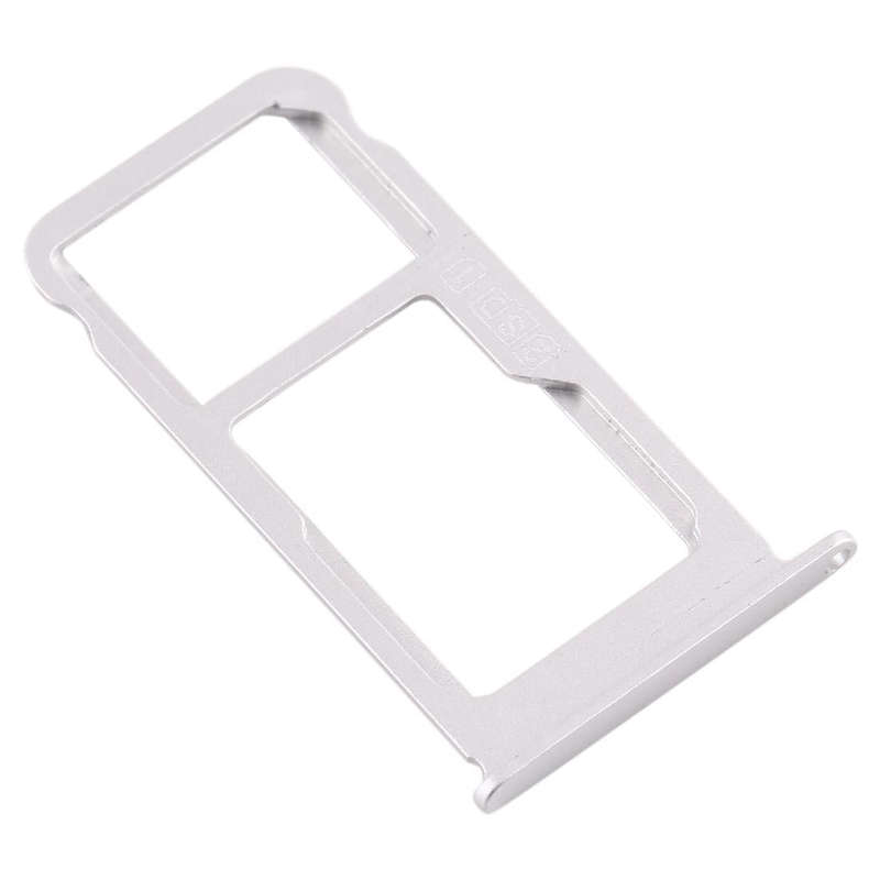 SIM Card Tray + SIM Card Tray / Micro SD Card Tray for Nokia X6 (2018) / TA-1099 / 6.1 Plus (White)