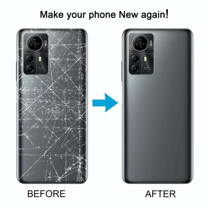 For ZTE Blade V41 Smart Battery Back Cover(Grey)