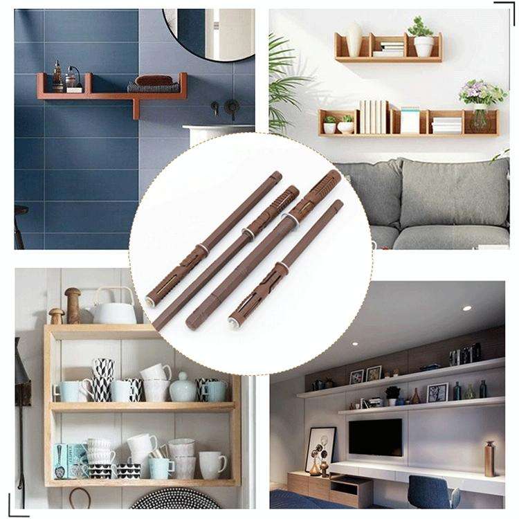 10 PCS Concealed Layer Board Pin Wall Bookshelf Invisible Bulkhead Nail, 10x145mm