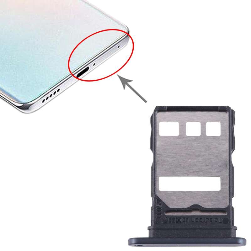For Honor X50 SIM Card Tray (Black)