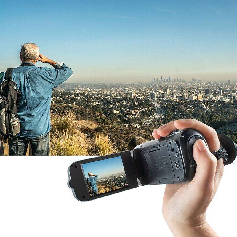 16X Digital Zoom HD 16 Million Pixel Home Travel DV Camera, UK Plug (Black)
