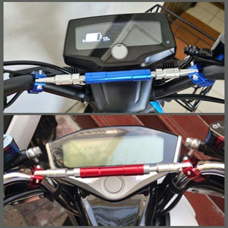 Motorcycle Aluminium Alloy Adjustable Reinforce Bar Balance Bar Motorbike Parts(Gold)