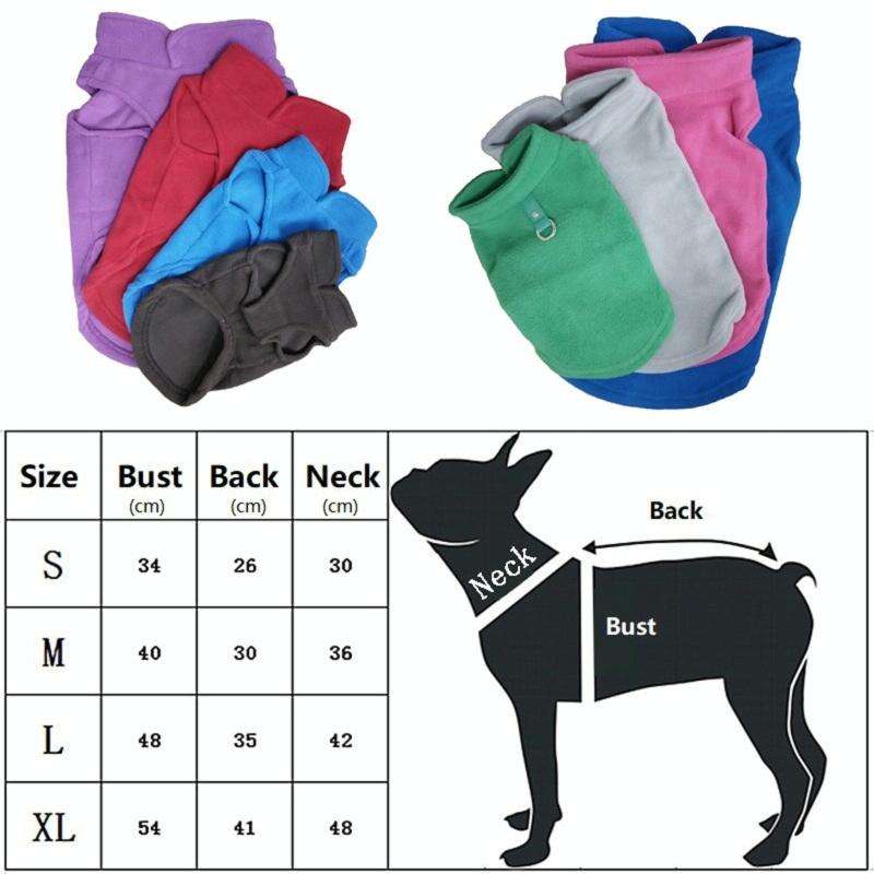 Winter Polar Flannel Pet Clothes French Bulldog Coat Pug Costumes Jacket for Dogs for Puppy Dogs,...